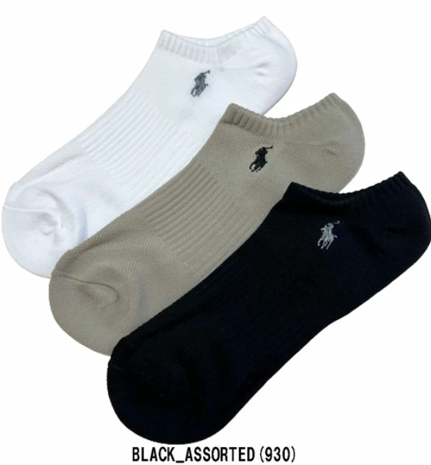 POLO RALPH LAUREN 男裝襪 (3對)