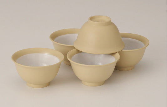 (常滑焼) 日本茶師協會推薦品 白色高級茶碗 (一個)