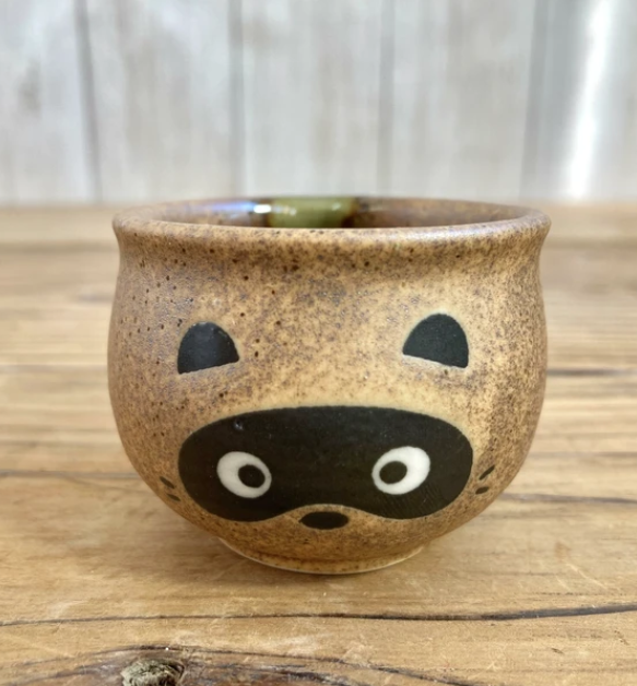 美濃燒 狸貓杯