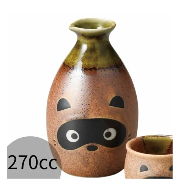 美濃燒 狸貓杯set