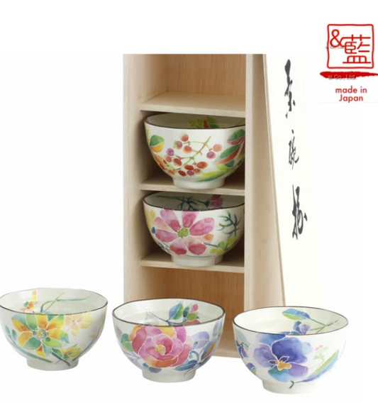 美濃燒 飯碗 (五個)