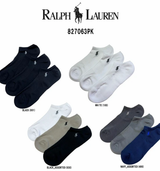 POLO RALPH LAUREN 男裝襪 (3對)