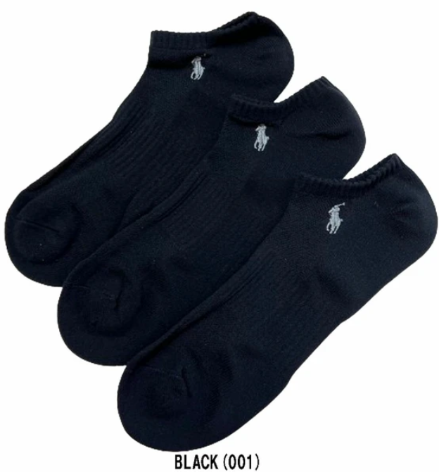 POLO RALPH LAUREN 男裝襪 (3對)