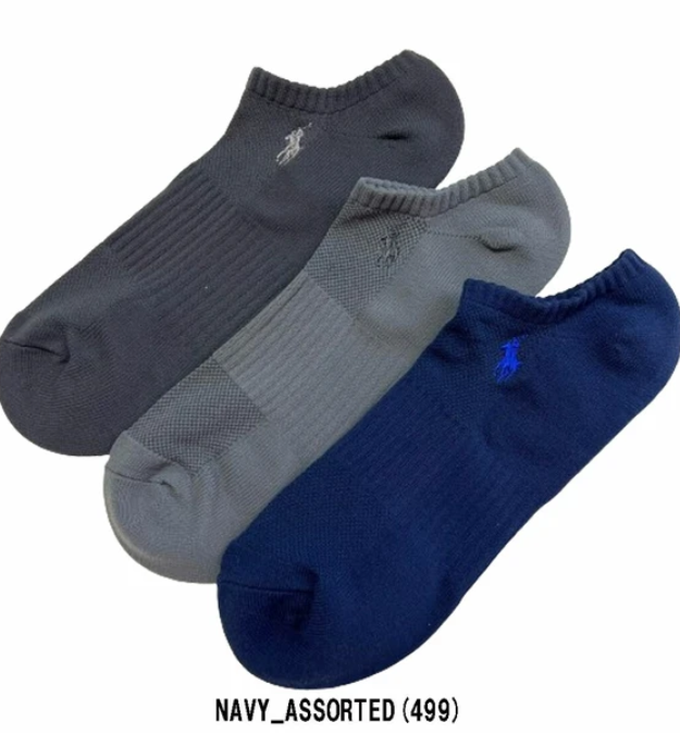 POLO RALPH LAUREN 男裝襪 (3對)