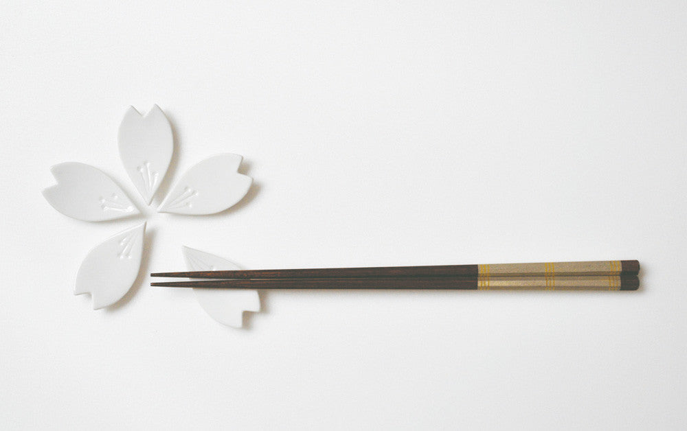 (九谷燒) 櫻花筷子架 ( 1 set 5個 )